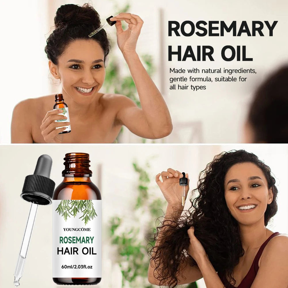 Rosemary Dense Hair Essential Oil Veganic Lavender Repair Hairs Damage Prevent Hair Loss Smooth Hairs Nourish Hair Care Oil 2025